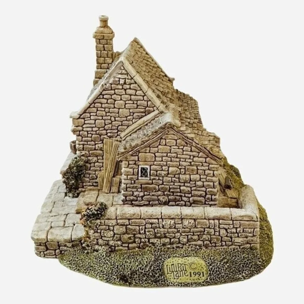 Vintage 1991 Lilliput Lane Dovetails Cambria UK Ceramic House Figurine 4.5